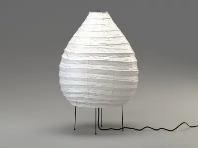 Akari 22N Lamp by Isamu Noguchi 3D model