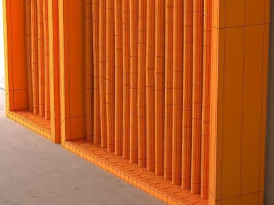 Bamboo decor n21 3D model