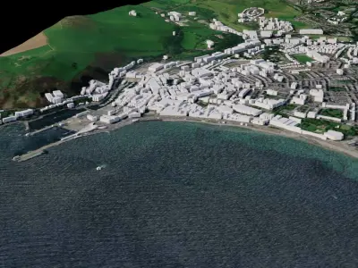 Douglas - Isle Of Man - England 3D model