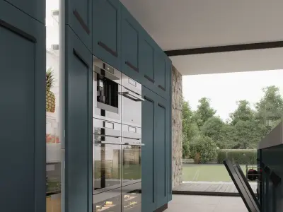 Modern Kitchen AEG  3D model