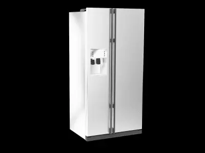 Modern Refrigerator Free low-poly 3D model