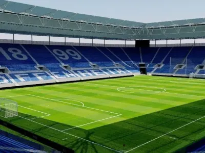 Pre Zero Arena  - Hoffenheim Germany 3D model