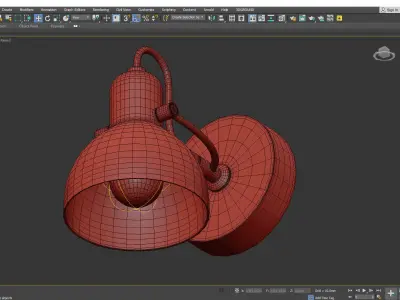 Laito Wall Sconce Low-poly 3D model
