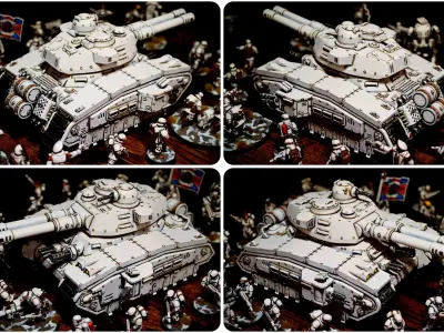 Universal Guard - Medium Battle Tank 3D print model