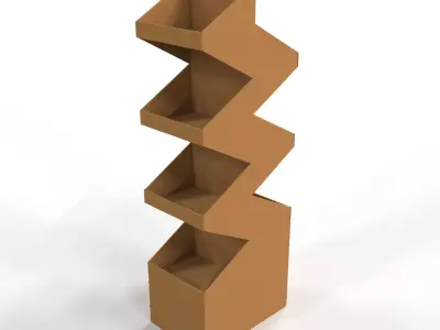 Point of Sale Cardboard Display Stand Texture
