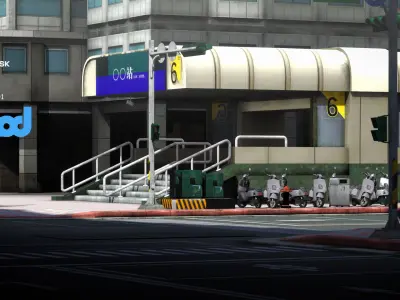 Tw Street Mrt 3D model