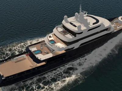  GenericMilitary Yacht Dynamic Simulation 