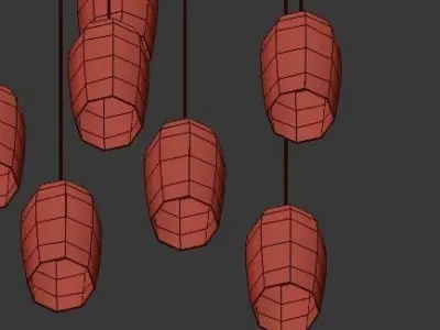 Untitled pendant lights 3D model