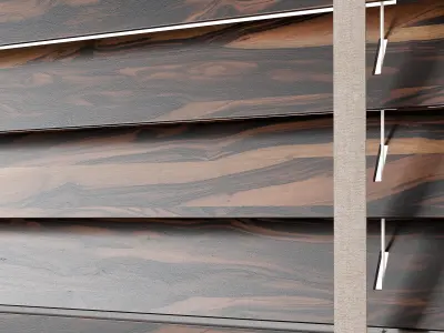 Wooden Blinds Set 21 3D model