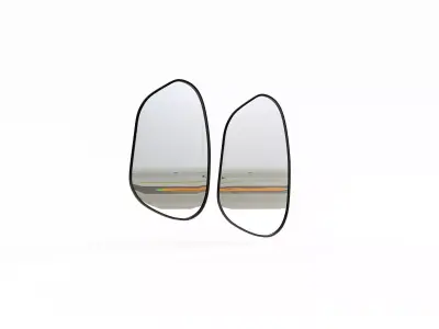 Modern Wall Mirror 3D model