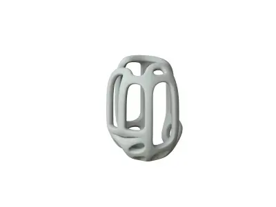 SciFi Cube Object No 15996 Low Poly Shape Texture