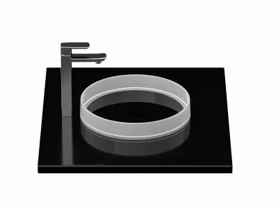 TOTO Luminist Lighted Round Vessel Lavatory 3D model