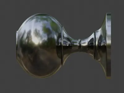 Door Handle 2 Pack Free low-poly 3D model