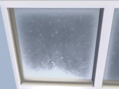 Free Basic Dirty Window Free low-poly 3D model