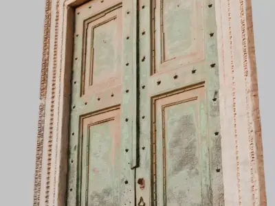 Roman Bronze Palace Door Low-poly 3D model