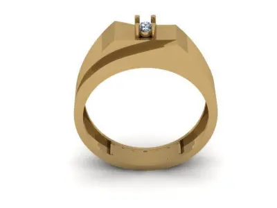 man ring for daimonds 3D print model