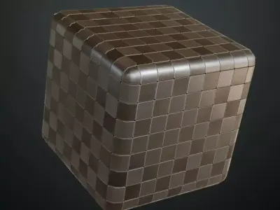 Silver Metal Powdered Plaster PBR Seamless Texture