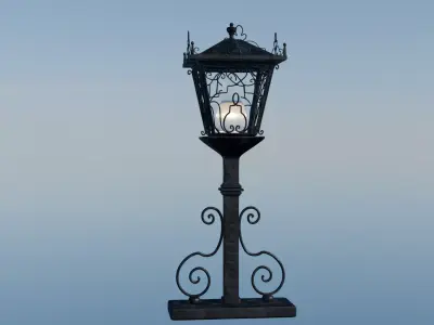 Street Light 3D model 20