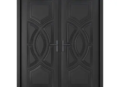 Entrance door set159 3D model