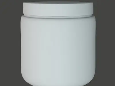 Cosmetic Jars 3D model
