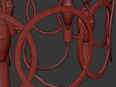 Gold Drum 6 3D model