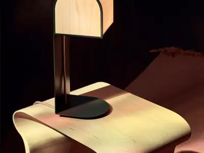 Osca Modern Table Lamp  Low-poly 3D model