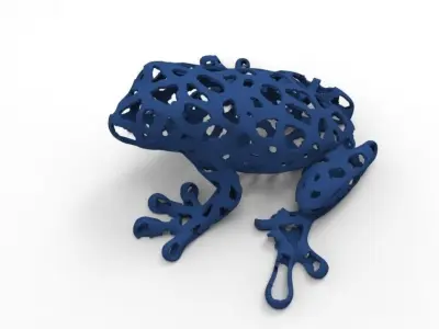 Voronoi Frog 3D print model
