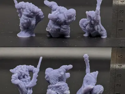 Croc Tribe --Support Free-- Free 3D print model