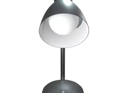 Lamp with bulb 3D model