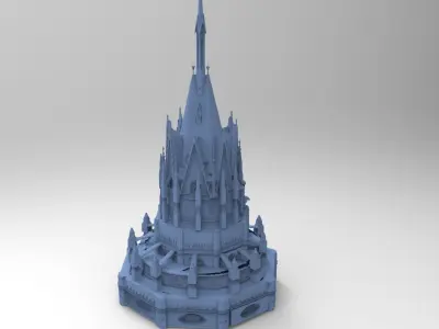 Azathoth Libruary tower 3D model