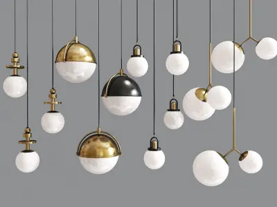 Ceiling Lights Pendant Collection 3D model