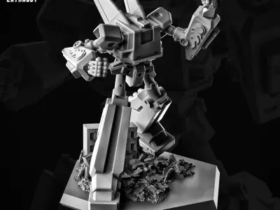 Mega RobotX 32mm 3D print model