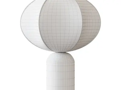 TABLE LAMP GOLD COLOR BALLOON 3D model