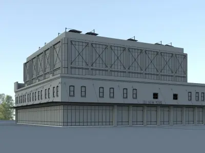 Building Hotel  3D model