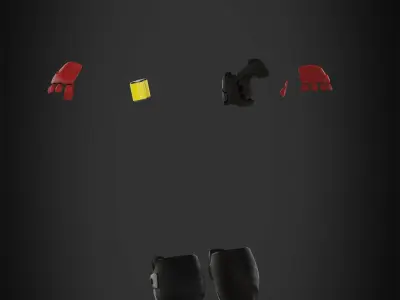 Overwatch Soldier-76 Armor and Accessories for Cosplay 3D print model