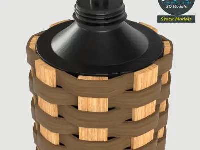 Garden Torch 2 3D model