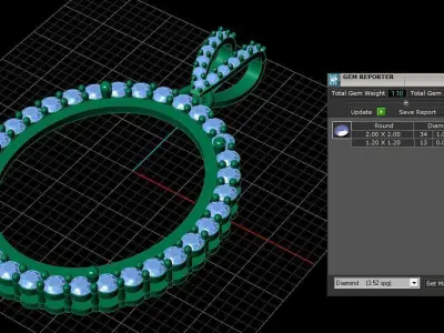 Pendant 0058 Free 3D print model