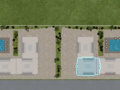 little architectural master plan project 3D model