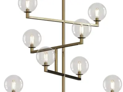 Tech Lighting Gambit LED Chandelier 3D model