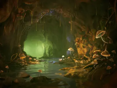 Biomass 36 Assets Low-poly 3D model