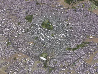 Sulaymaniyah Low-poly 3D model