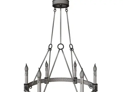 Currey and Company - Chantelaine Chandelier Lighting 3D model