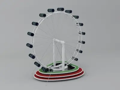 Flyer Singapore  3D model