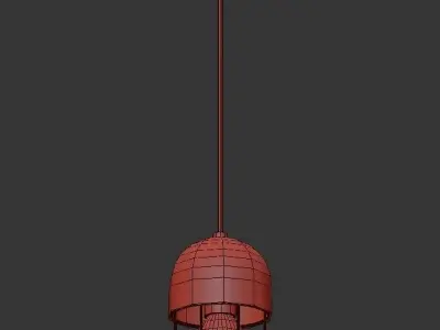 Mitzi cage pendant light 3D model