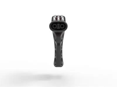 Pistol from the movie The Black Hole 1979 3D model