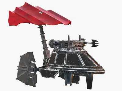 Star Wars Sail Skiff 3D model