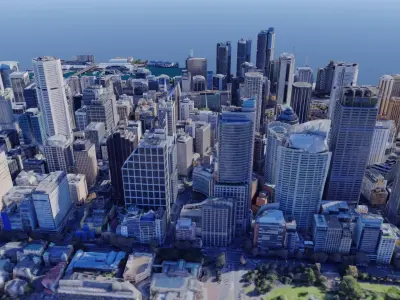 Australia - Sydney City photogrammetry 3D model