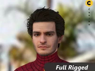 Spiderman three spider - man characters 3D model