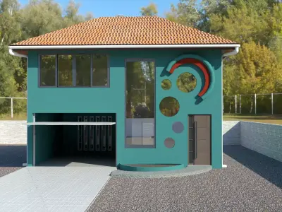 Loft Style House 3D print model