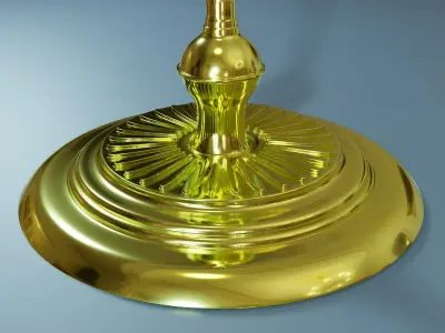Vintage table lamp Free 3D model